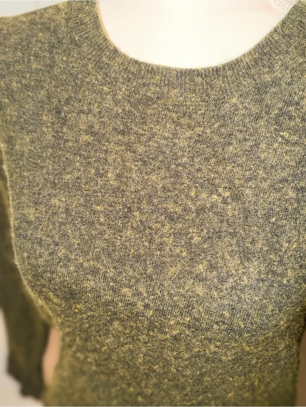 J. Crew Olive Crewneck Sweater